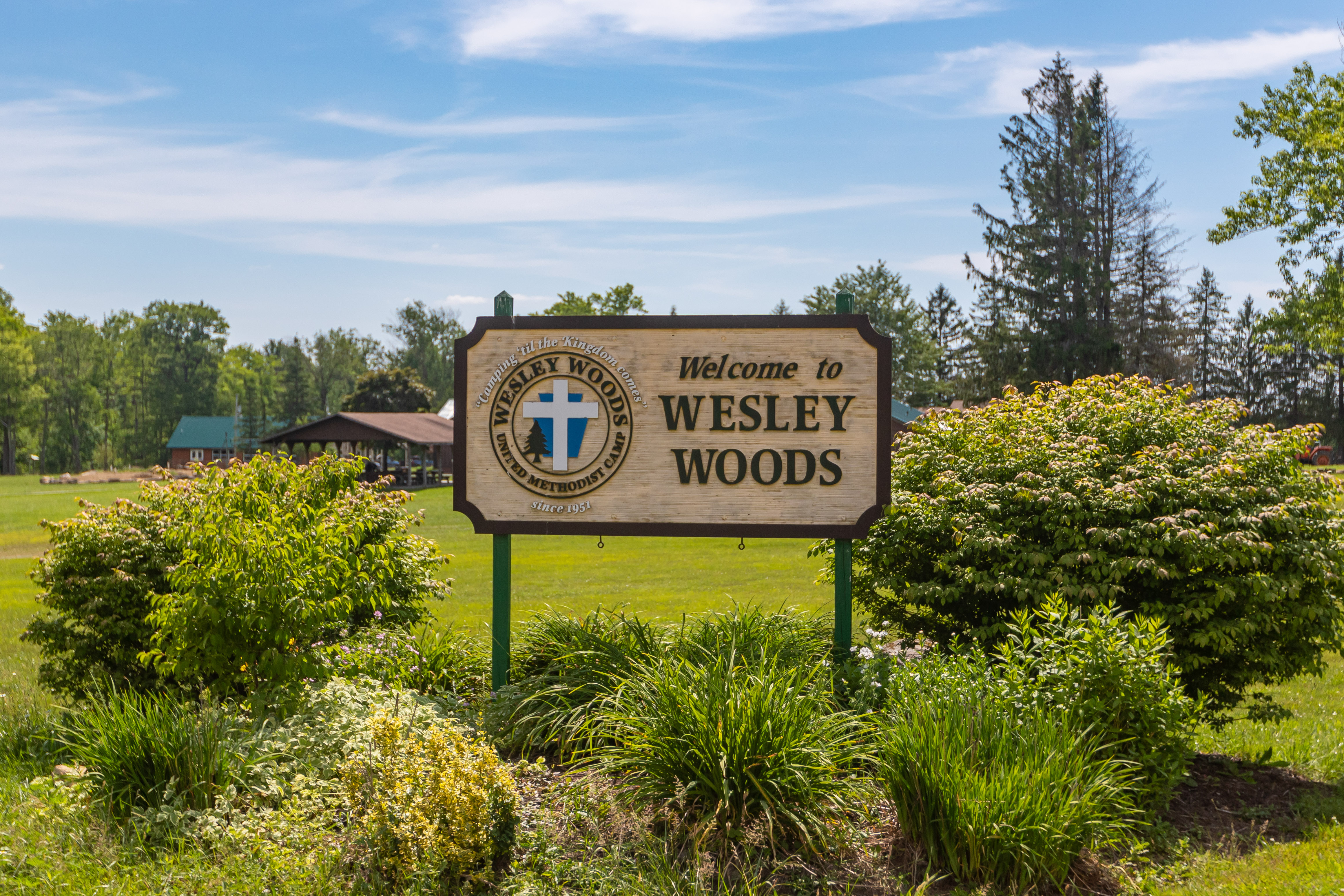 Wesley Woods Sign